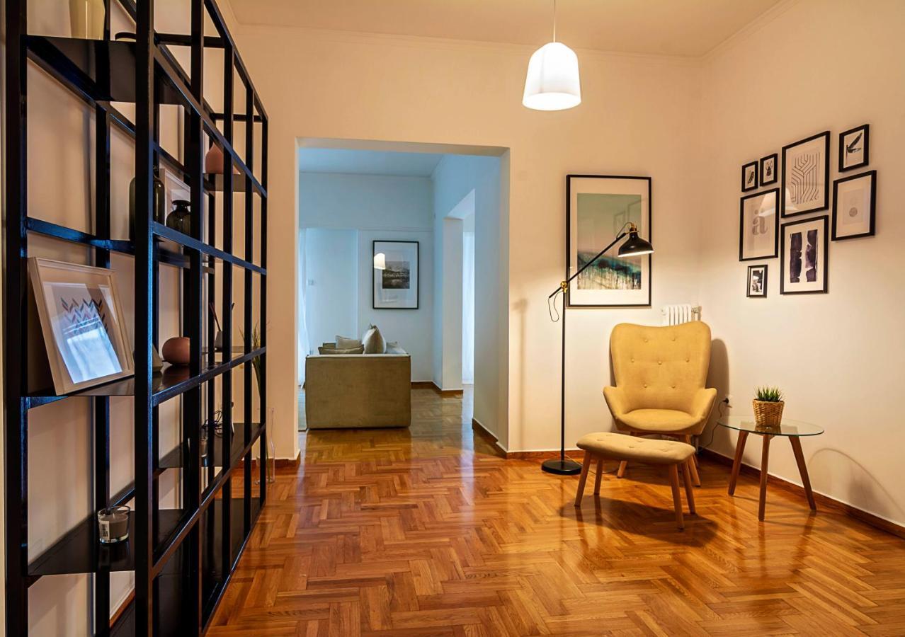 Elegant, Spacious & Minimalist Aptm W/Balcony Apartment Athens Ngoại thất bức ảnh